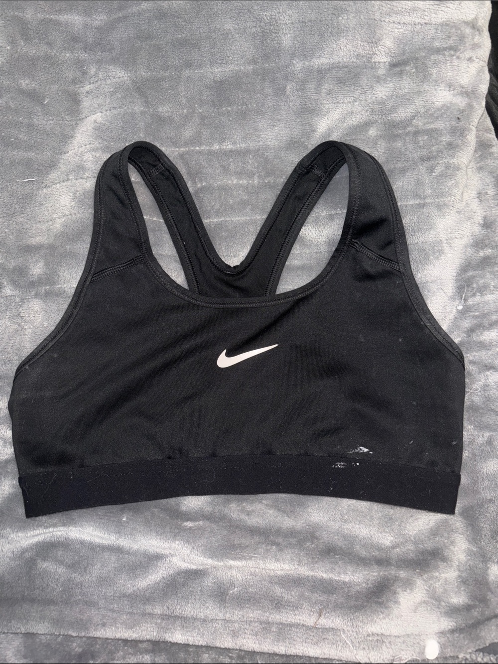 Nike Black Racerback Medium-Support Sports Bra